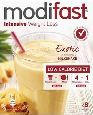 Modifast milkshake exotic